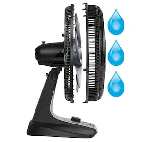 Ventilador Arno Silence Force VF40 - Preto/Prata