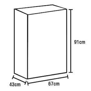 Cômoda Infantil J e A Móveis com 3 Gavetas Lara Patati e Patatá - Azul/Branco - 1