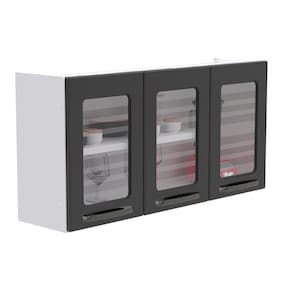 Armário Colormaq Titanium com 3 Portas com Vidro