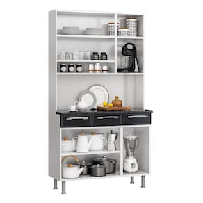Cozinha Compacta Itatiaia Prisma com 6 Portas e 3 Gavetas - 105cm de largura