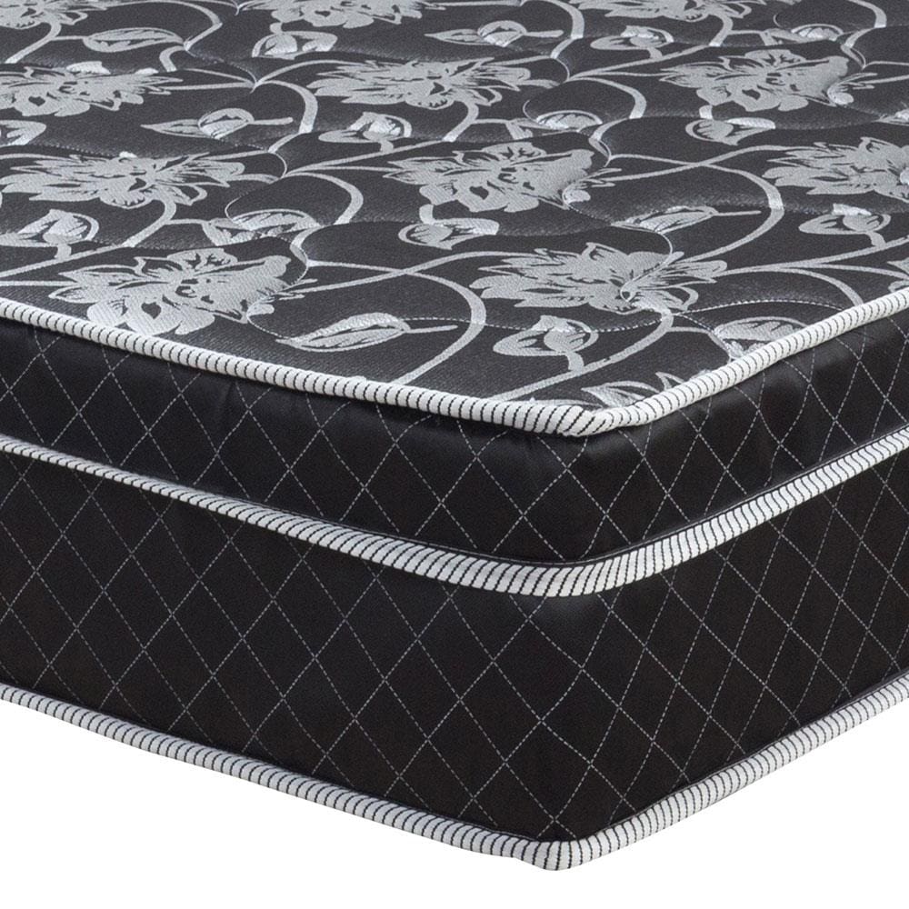 Colchão Casal Softflex Gold Dark Molas Ensacadas 24x138x188 cm - Preto - COL M ENS 138 SOFTFLEX GOLD DARK A24 PT/FLORAL - 1