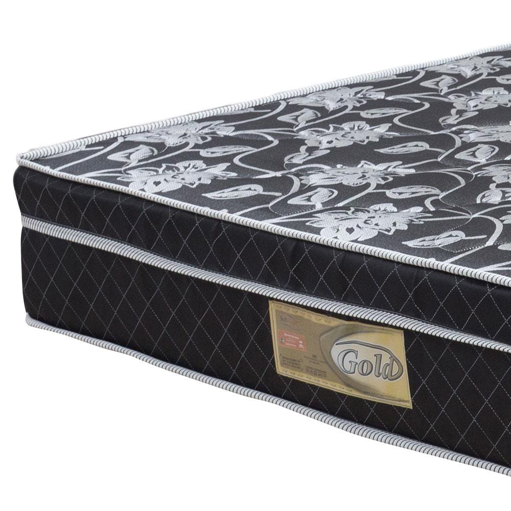Colchão Casal Softflex Gold Dark Molas Ensacadas 24x138x188 cm - Preto - COL M ENS 138 SOFTFLEX GOLD DARK A24 PT/FLORAL - 2