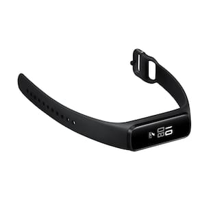 Galaxy Fit E Samsung Preto com Bluetooth, Sensor de Frequência Cardíaca e Resistência à água