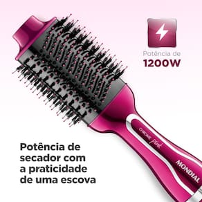 Escova Secadora Mondial Chrome Pink Line ES-04 1200W - Pink - 110V - 2