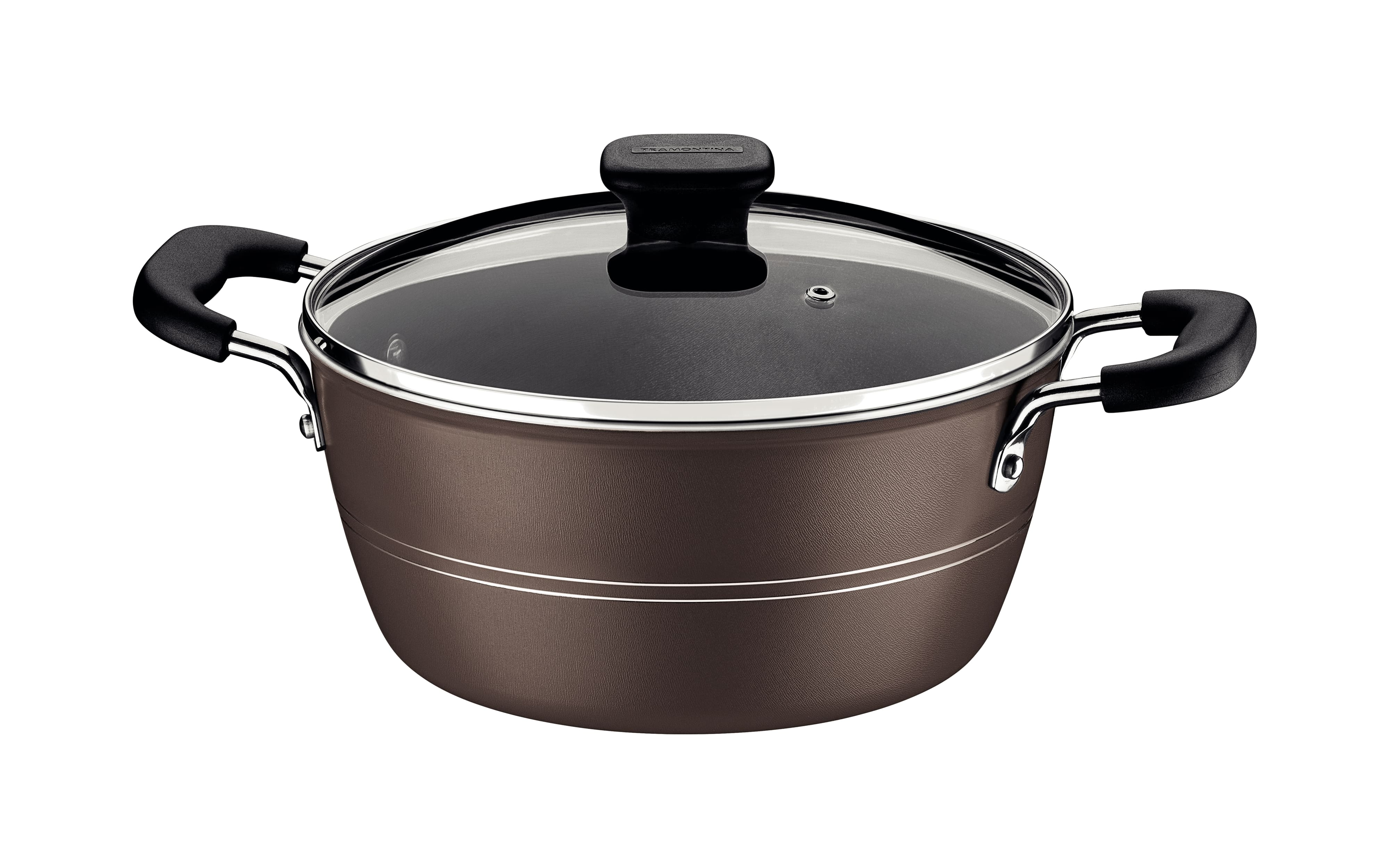Jogo de Panelas Tramontina Sicilia 5 Peças Revestimento Antiaderente Starflon Excellent Avelã - 1
