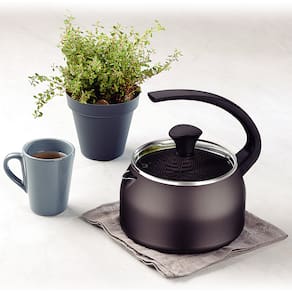 Chaleira Tramontina Paris Texture em Alumínio com Revestimento Antiaderente Starflon Max Grafite – 1,9 L