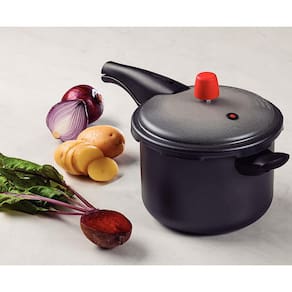 Panela de Pressão 4,5 L Tramontina Vancouver Spot em Alumínio com Revestimento Antiaderente Starflon Max - Cinza