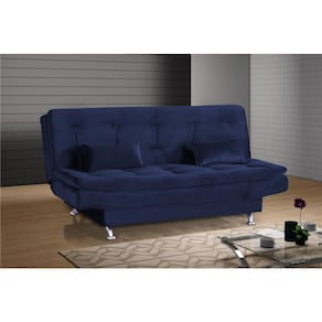 Sofá-cama Matrix Leone em Tecido Veludo Plush 180cm de Largura