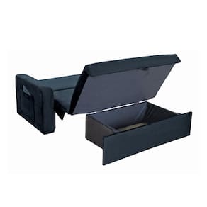 Sofá-cama Matrix Motta em Tecido Suede com Baú