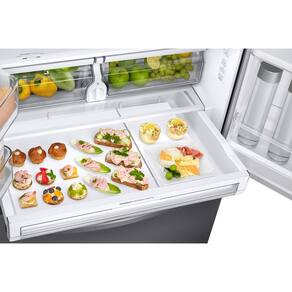 Geladeira Samsung Inverter French Door RF23R com Tecnologia Twin Cooling Plus e SmartThings (Wi-Fi) Inox - 536L