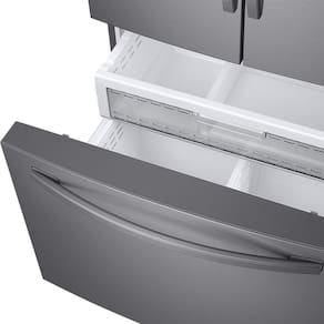 Geladeira Samsung Inverter French Door RF23R com Tecnologia Twin Cooling Plus e SmartThings (Wi-Fi) Inox - 536L