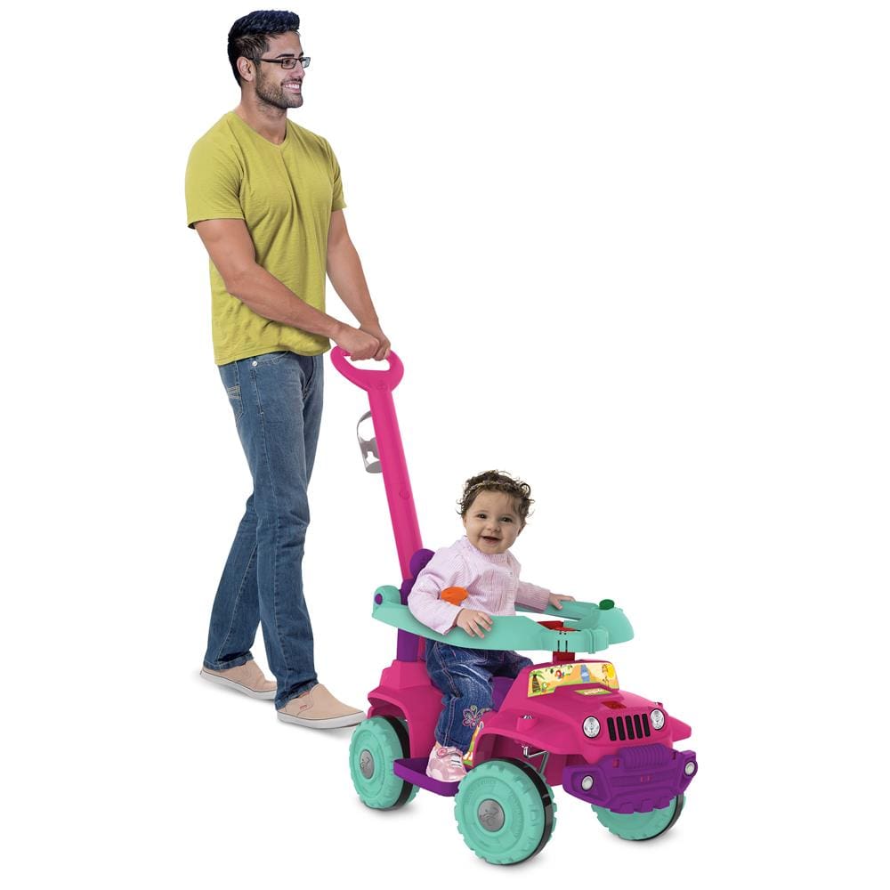 BabyJipe Bandeirante Passeio e Andador 1059 - Pink - 3