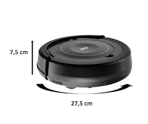 Aspirador de Pó Robô Wap Robot W100 com 3 Modos de Limpeza, Mop Automático e Inteligente - Bivolt
