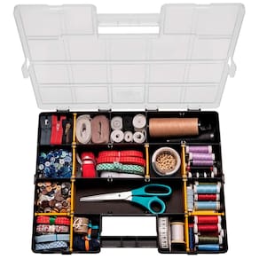 Maleta Plástica Organizadora 17" Tramontina com Divisórias Móveis - MALETA ORGANIZADORA PLASTICA 17 TRAMONTINA - 2