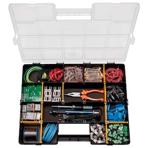 Maleta Plástica Organizadora 17" Tramontina com Divisórias Móveis - MALETA ORGANIZADORA PLASTICA 17 TRAMONTINA - 3