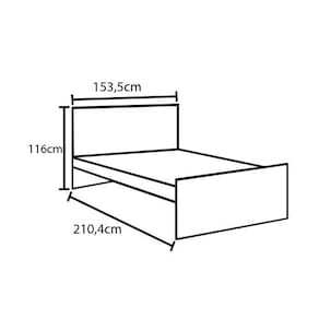 Cama Casal Barreto Magistral - Café - 2