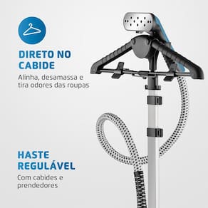 Passadeira a Vapor Mondial Vip Care VP-07 – Branco/Azul - 220V - 2