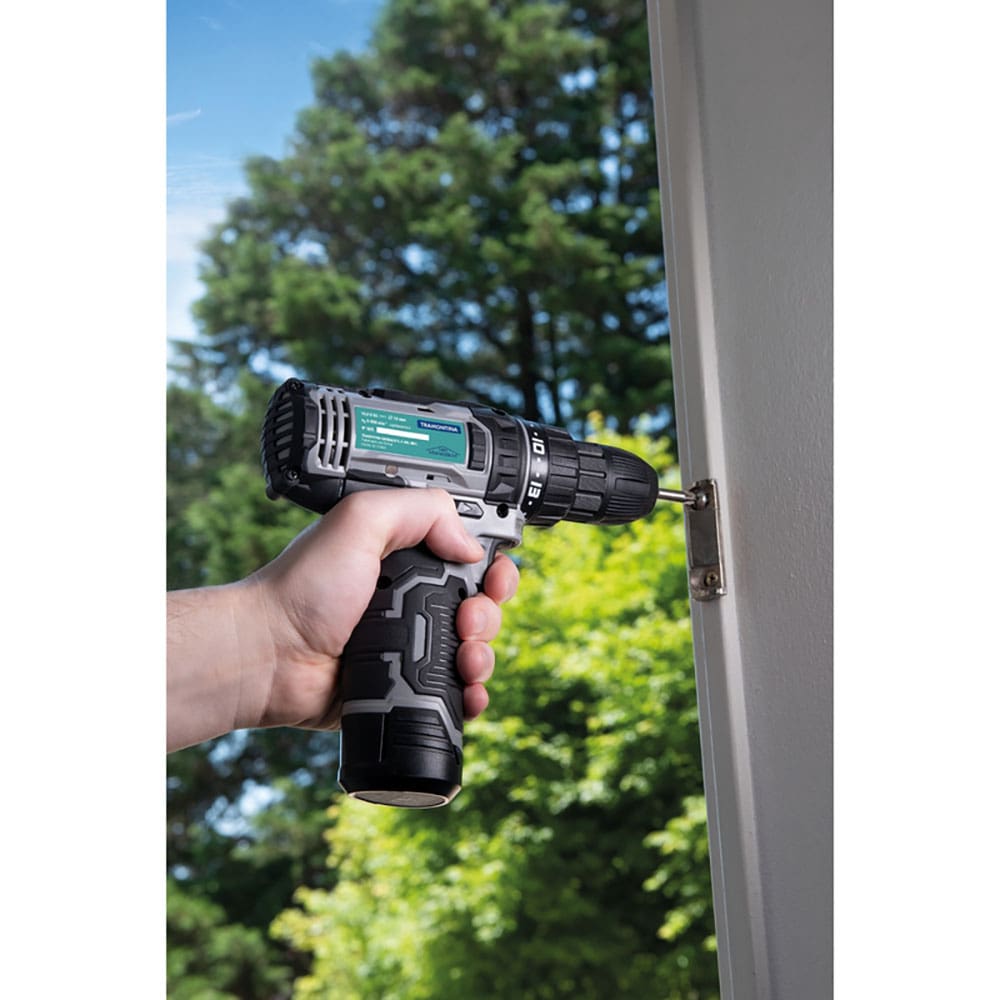 Furadeira/Parafusadeira Tramontina 42382001 3/8" – 10.8V - FURAD PARAF A BATERIA 10.8V TRAMONTINA . - 1