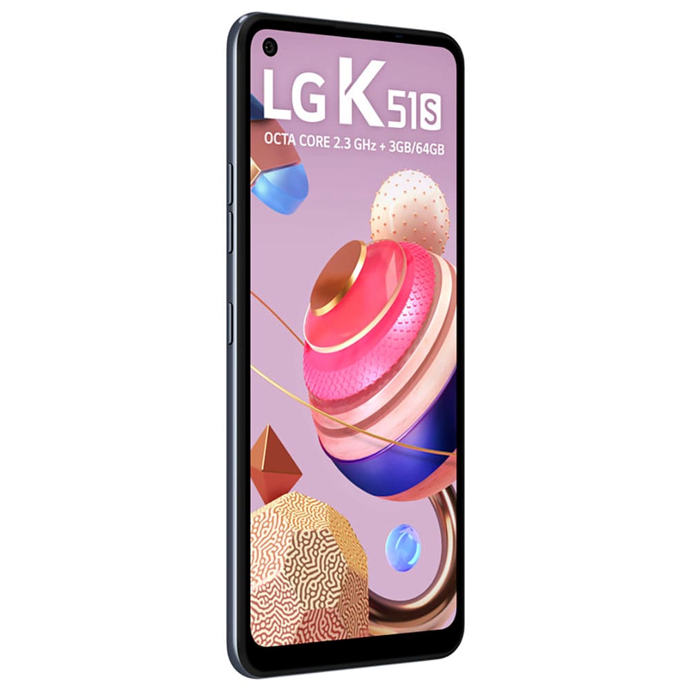 Smartphone LG K51S Titânio 64GB, RAM de 3GB, Tela de 6,55" HD+ 20:9, Inteligência Artificial, Câmera Quádrupla e Processador Octa-Core 2.3 - 1