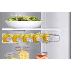 Geladeira Samsung Inverter Frost Free Side By Side RS65R 3 Portas com Tecnologia Exclusiva SpaceMax Inox Look - 602L