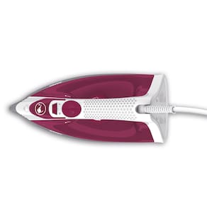Ferro de Passar a Vapor Arno Steamgliss FSGC com Spray e Base Cerâmica - Rosa/Branco