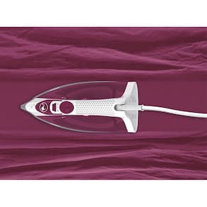 Ferro de Passar a Vapor Arno Steamgliss FSGC com Spray e Base Cerâmica - Rosa/Branco