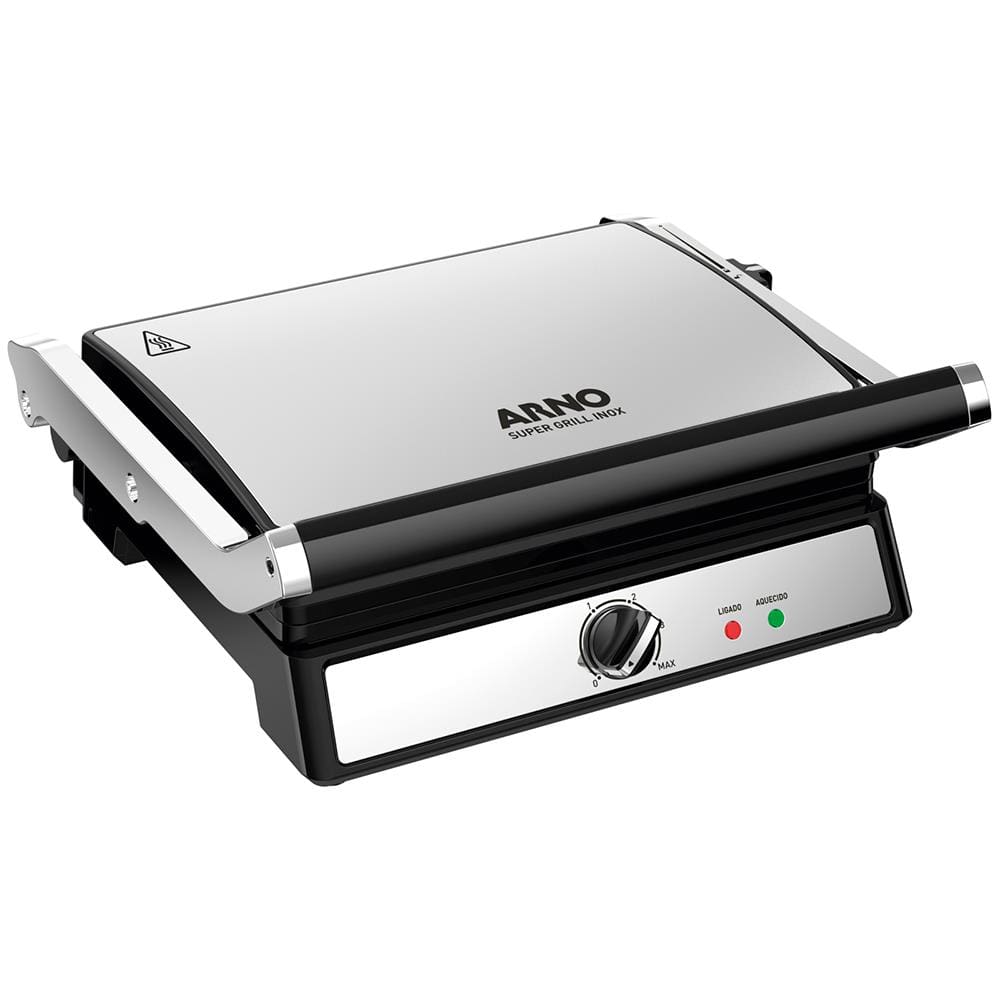 Super Grill Arno GGRA com Revestimento Antiaderente - Inox - 110V