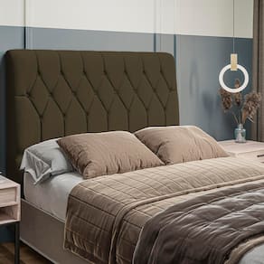 Cabeceira para Cama Casal Dobue Palladium com 140cm de Largura - Castor - 1