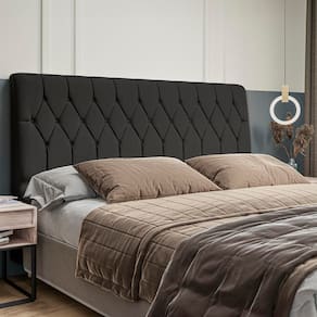 Cabeceira para Cama King Size Dobue Palladium - CAB P/BOX DOBUE PALLADIUM 1.93 PRETO - 1