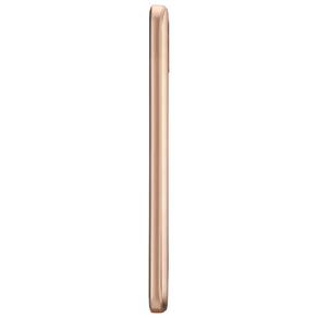 Smartphone Multilaser F P9131 Dourado com 32GB, 1GB de RAM, Tela 5.5”, Android 9, Dual Chip, Câmera 5MP, 3G, Sensor de Digitais e Processador Quad cor
