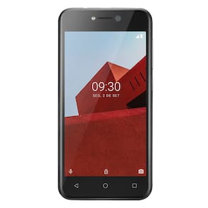 Smartphone Multilaser E P9128 Preto com 32GB, 512MB de RAM, Tela 5”, Android 8.1, Dual Chip, Câmera 5MP, 3G, Bluetooth e Processador Quad core