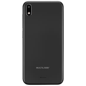 Smartphone Multilaser E P9128 Preto com 32GB, 512MB de RAM, Tela 5”, Android 8.1, Dual Chip, Câmera 5MP, 3G, Bluetooth e Processador Quad core