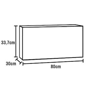 Armário de Geladeira Bartira Amazonita com 1 Porta - 80cm de largura - Damasco/Branco - 2
