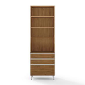 Paneleiro Bartira Amazonita com 2 Portas, 3 Gavetas e 3 Prateleiras - 71cm de largura