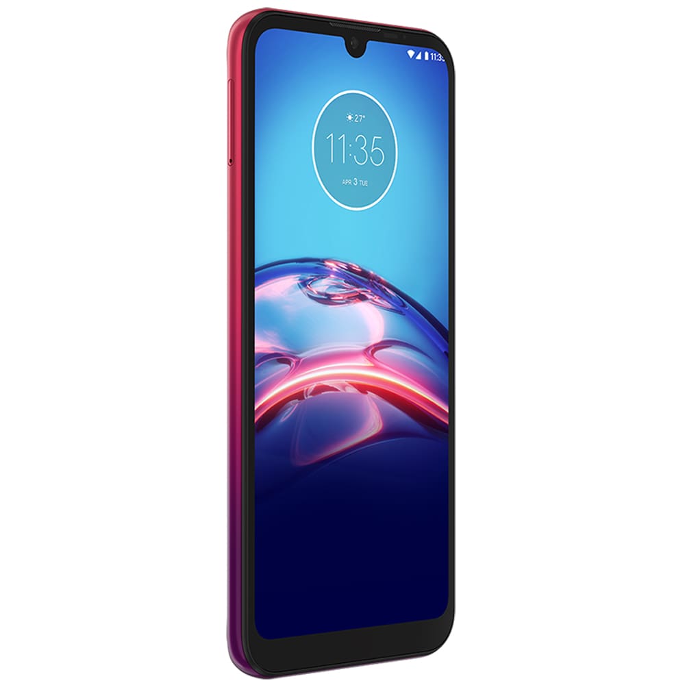 Smartphone Motorola Moto e6s Vermelho Magenta 64GB, Tela Max Vision de 6.1", Câmera Traseira Dupla, Android 9.0, Processador Octa-Core e 2GB de RAM - 2