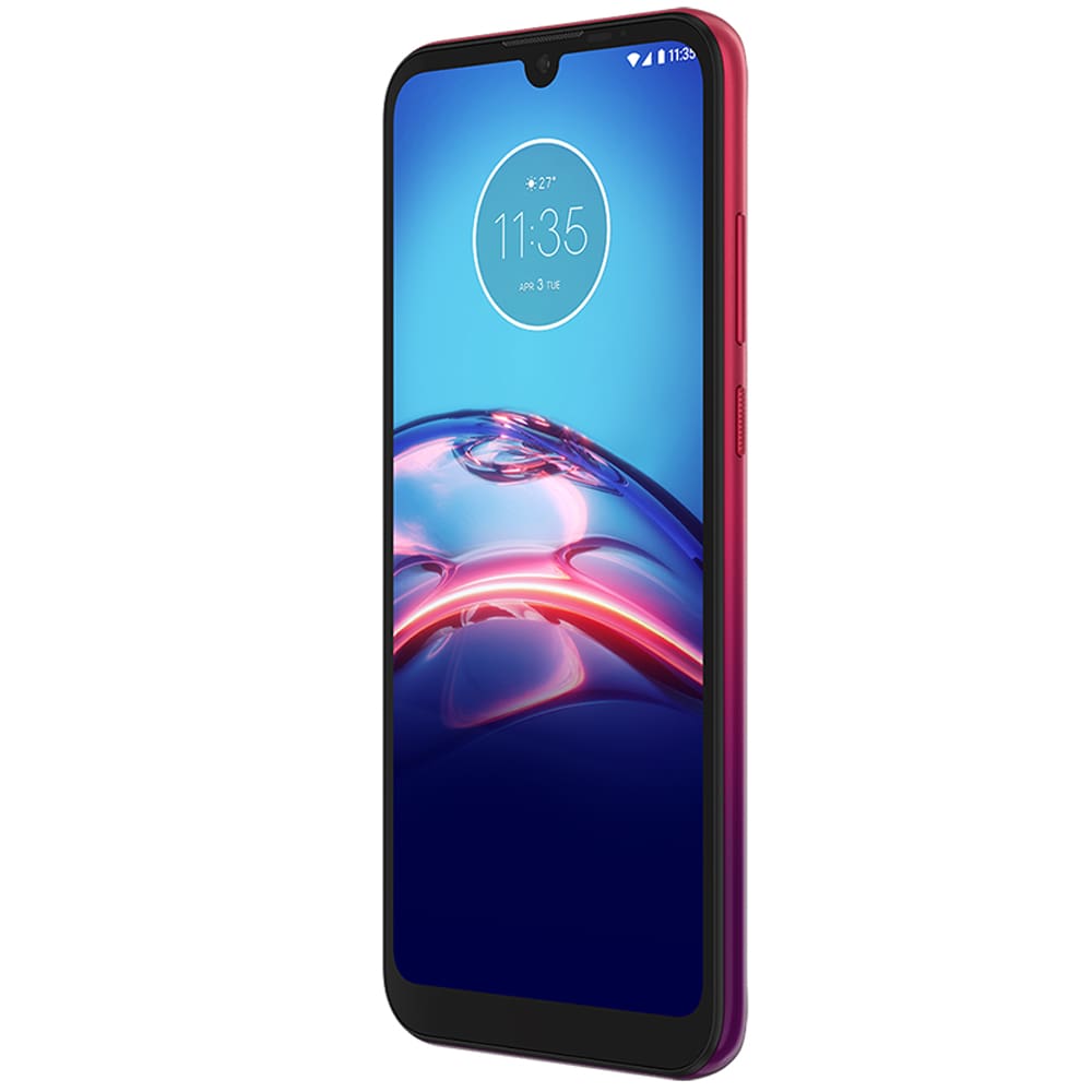 Smartphone Motorola Moto e6s Vermelho Magenta 64GB, Tela Max Vision de 6.1", Câmera Traseira Dupla, Android 9.0, Processador Octa-Core e 2GB de RAM - 3