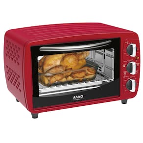 Forno Elétrico Arno Airfry 5 em 1 FOR3 20 Litros 1400W - Vermelho