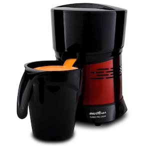 Espremedor de Frutas Britânia Turbo Pro Red Bivolt 260W - Vermelho e Preto