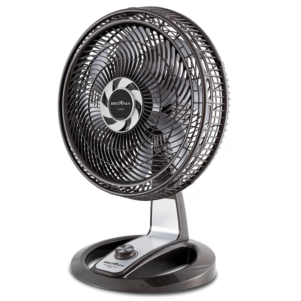 Ventilador Britânia BVT480 Titanium Turbo 2 em 1 para Mesa e Parede com 3 Velocidades e 8 Pás - 220V - 1