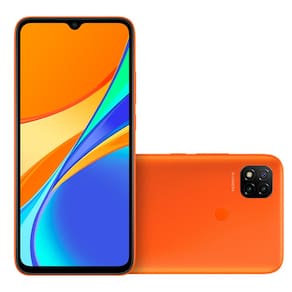 Smartphone Xiaomi Redmi 9C Laranja 64GB, Tela de 6.53", 3GB de RAM, Câmera Traseira Tripla, Android 10 e Processador Octa-Core