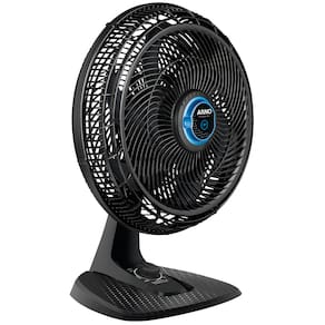 Ventilador de Mesa Arno Ultra Silence Force Repelente VD55 40cm, 6 Pás, 3 Velocidades - Preto