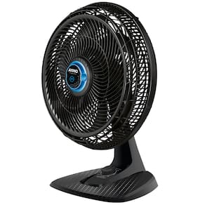 Ventilador de Mesa Arno Ultra Silence Force Repelente VD55 40cm, 6 Pás, 3 Velocidades - Preto
