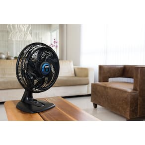 Ventilador de Mesa Arno Ultra Silence Force Repelente VD55 40cm, 6 Pás, 3 Velocidades - Preto