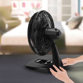 Ventilador de Mesa Arno Ultra Silence Force Repelente VD55 40cm, 6 Pás, 3 Velocidades - Preto