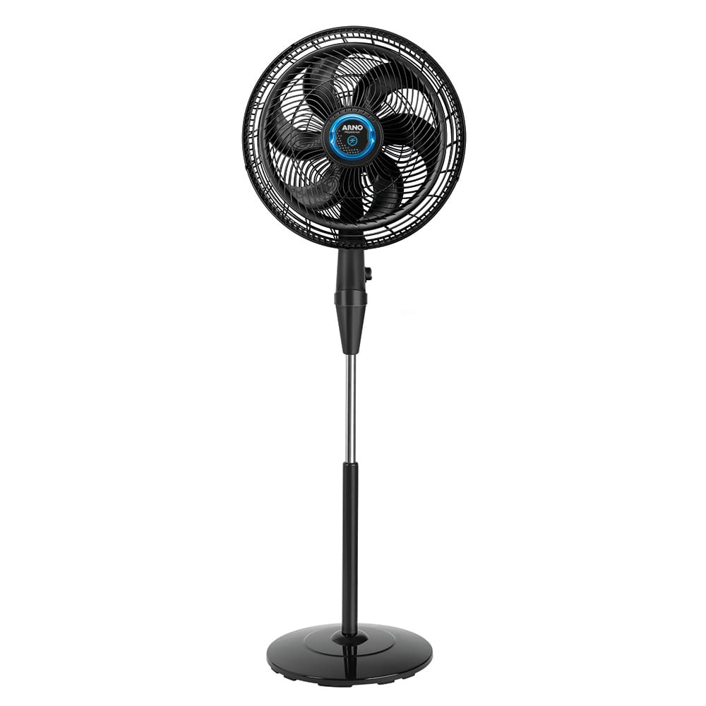 Ventilador de Coluna Arno Ultra Silence Force Repelente VD5C 40cm, 6 Pás, 3 Velocidades - Preto - 110V