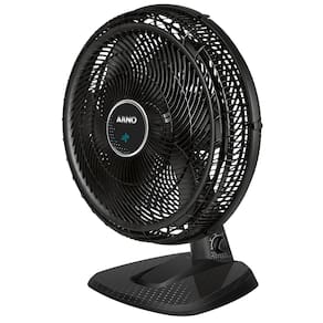 Ventilador de Mesa Arno Ultra Silence Force VD50 com 3 Velocidades, 50cm, 6 Pás - Preto