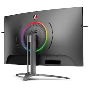 Monitor Gamer Curvo 31,5" AOC Agon AG323FCXE Tela Widescreen, Full HD,165Hz, 1ms e AMD FreeSync Premium - Preto