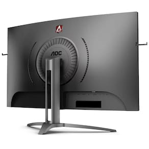 Monitor Gamer Curvo 31,5" AOC Agon AG323FCXE Tela Widescreen, Full HD,165Hz, 1ms e AMD FreeSync Premium - Preto