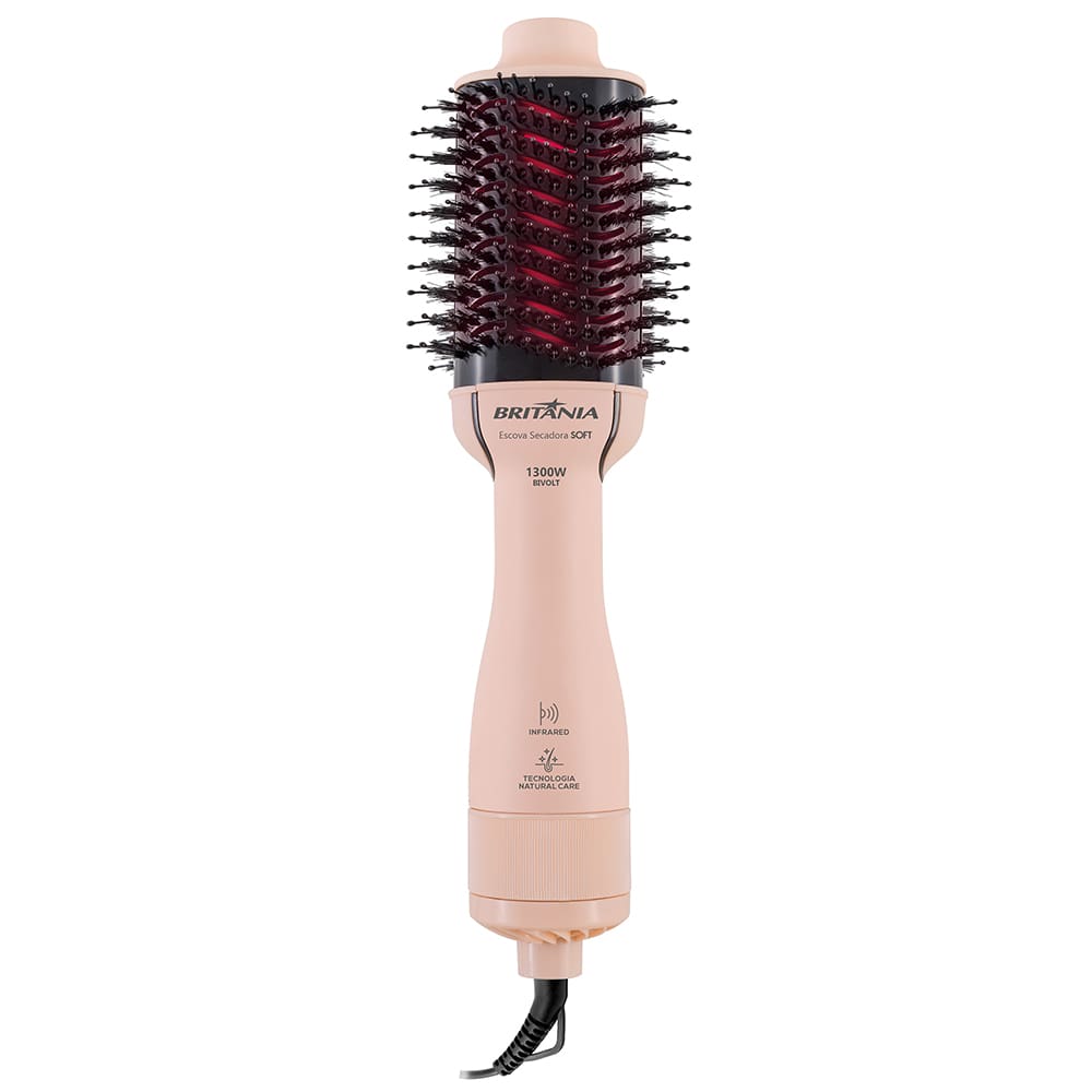 Escova Secadora Soft Britânia BEC07 1300w Bivolt - Rosa - 2