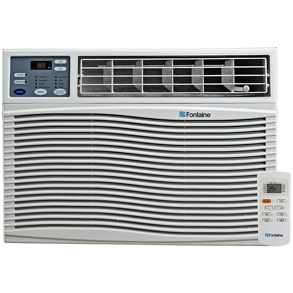 Ar-Condicionado Janela Fontaine Eletrônico Frio 1015W 10.500 Btus – Branco - 110V